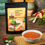 a bag of tom yam paste from spicy mama