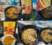 Cooking with Mee Siam Recipe A collage shows a hand holding a spice packet, a pan with vegetables, another with fusilli pasta, and cooked spicy noodles.